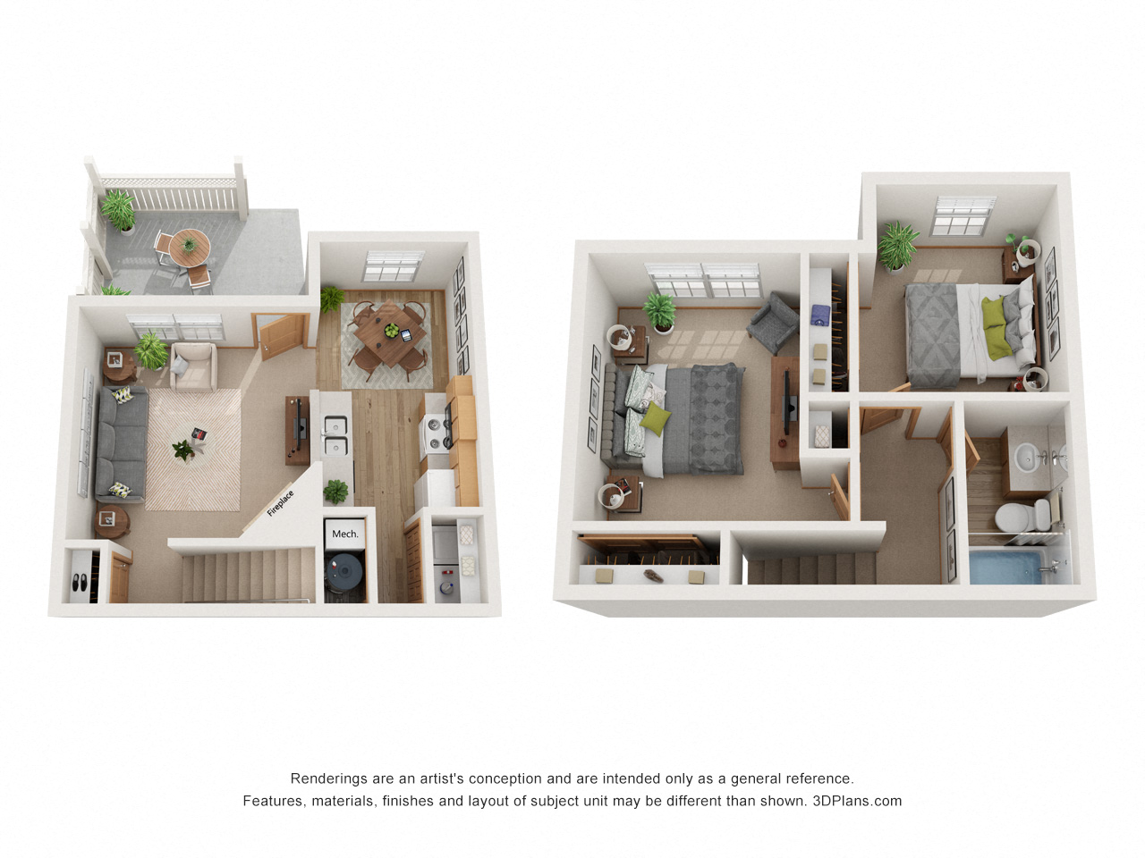 782 Millstream Drive 1-2 Beds Apartment, Townhouse, Reynoldsburg and East Columbus, Pool, Short Term Leases, Washer and Dryer, Two Bedrooms, Private Patios and Balconies, Recycling for Rent - Photo Gallery 27